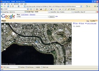 Screen print of Google page on 5/26/2005